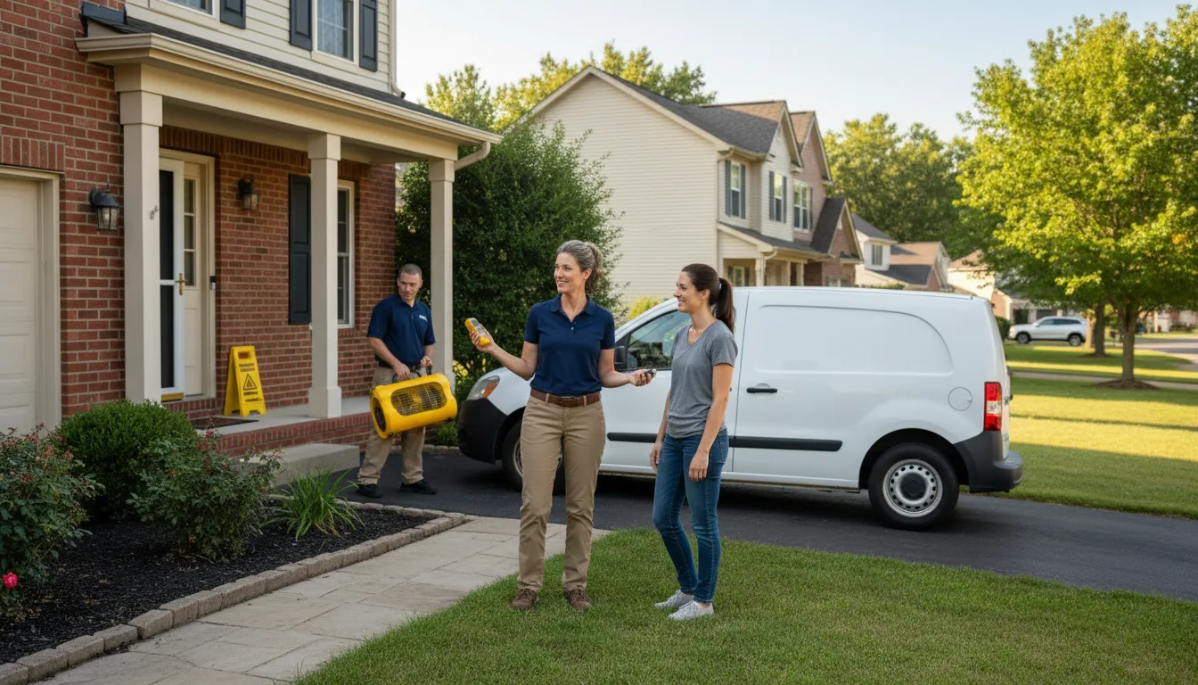 Water restoration image for Water Damage & Restoration Services in Callands, VA